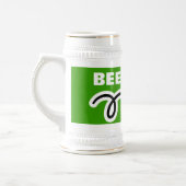 Tasse de bière de golf avec la citation drôle (Gauche)