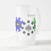 Tasse de bière de jeton de poker (Devant droit)