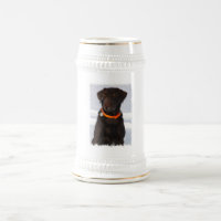 Tasse de bière de Labrador de chocolat