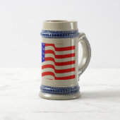 Tasse de bière de l'Amérique Etats-Unis/Stein (Devant droit)