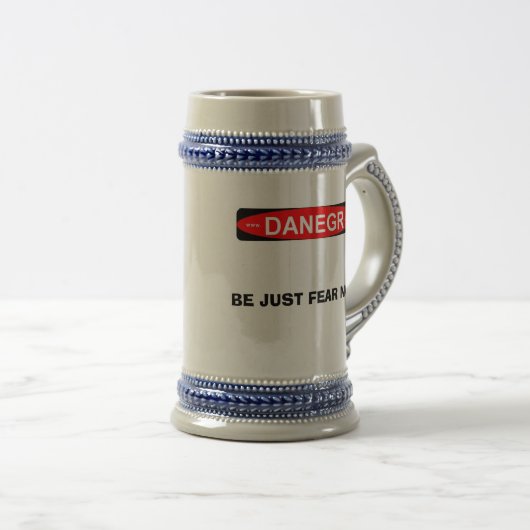 tasse de bière de logo de danegr (Devant droit)