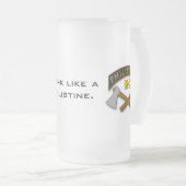 Tasse de bière de MC de philistins (Devant droit)