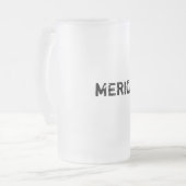 TASSE DE BIÈRE DE MERICA (Devant gauche)