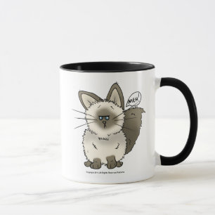 Tasse de bière de Mug_ de chat de Meh/voyage de