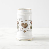 Tasse de bière de sépia de pirate de (Centre)