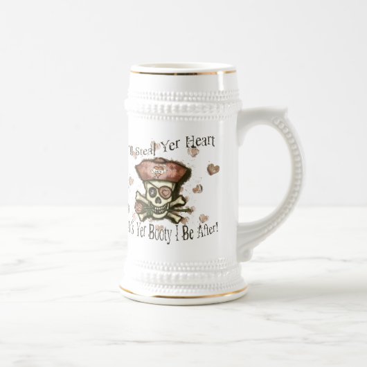 Tasse de bière de sépia de pirate de (Droite)