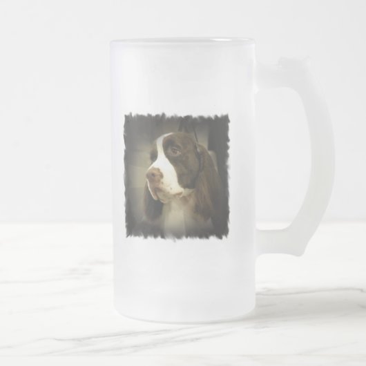 Tasse de bière de springer spaniel (Droit)