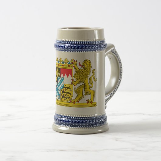 Tasse de bière de Stein de la Bavière (Bavière) (Devant droit)