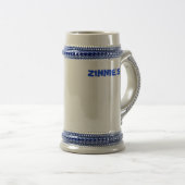 TASSE DE BIÈRE DE ZINNIE (Devant droit)