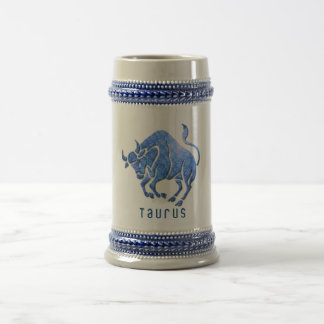 Tasse de bière d'horoscope de Taureau