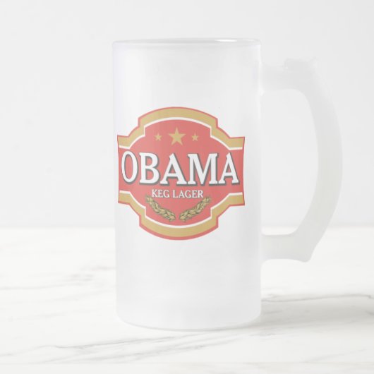 Tasse de bière d'Obama (Droit)