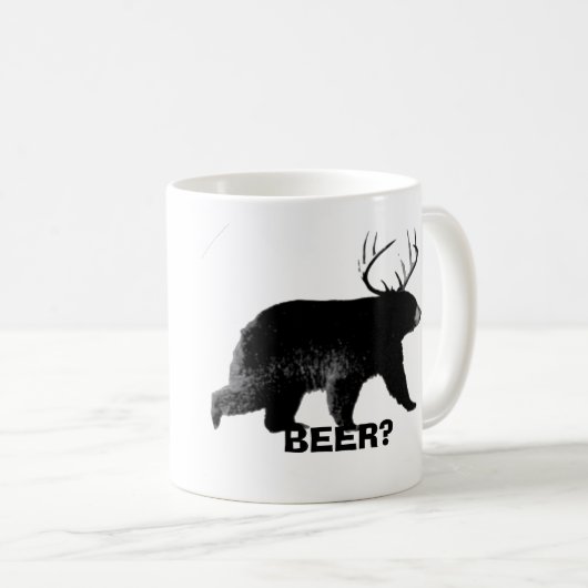 Tasse de bière drôle (Devant droit)