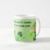 Tasse de bière drôle de lutin (Devant droit)