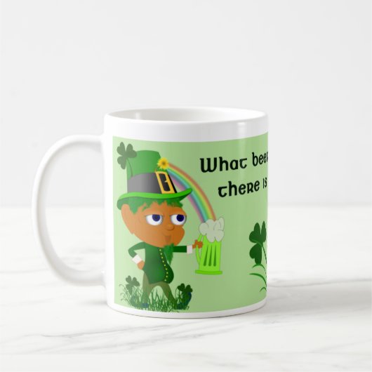 Tasse de bière drôle de lutin (Gauche)