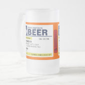 Tasse de bière drôle de prescription (Devant gauche)