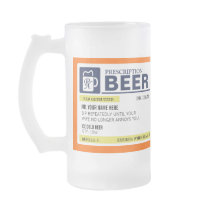 Tasse de bière drôle de prescription