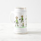 Tasse de bière drôle étrangère (Devant gauche)