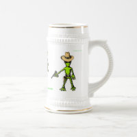 Tasse de bière drôle étrangère