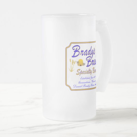 Tasse de bière du Brew de Brady (Devant droit)