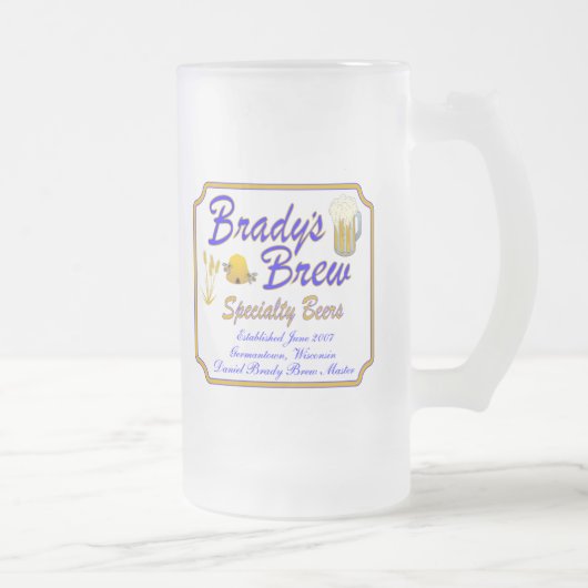 Tasse de bière du Brew de Brady (Droit)