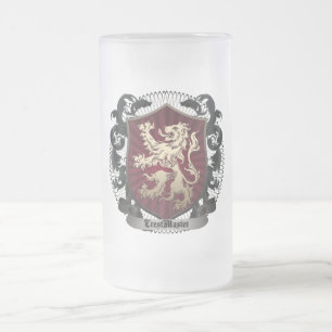 Tasse de bière en verre givré (16 onces)