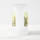 Tasse de bière en verre givré d'échiquier (Centre)