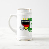 Tasse de bière européenne du football du (Gauche)