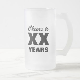 Tasse de bière faite sur commande d'âge pour la
