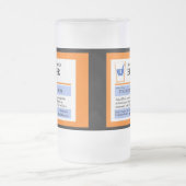 Tasse de bière faite sur commande de prescription (Centre)