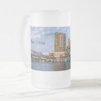 Tasse de bière givré Destin Harbor Boardwalk