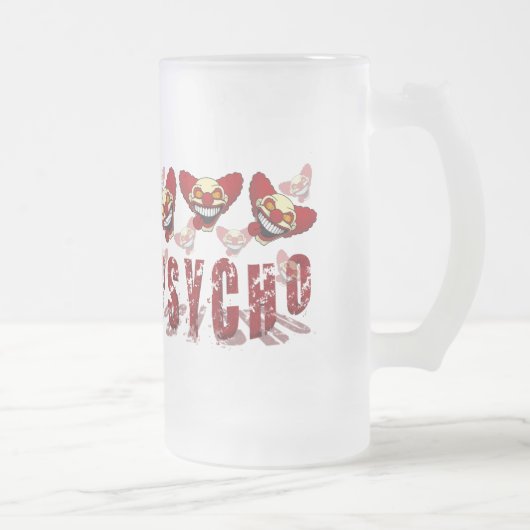 Tasse de bière givré Psycho (Droit)