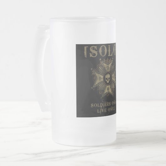 Tasse de bière givrée (Devant gauche)