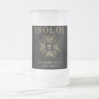 Tasse de bière givrée