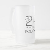 Tasse de bière givrée - blanc (Devant gauche)