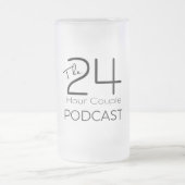 Tasse de bière givrée - blanc (Centre)