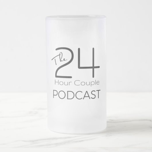 Tasse de bière givrée - blanc (Centre)