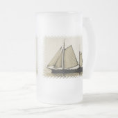 Tasse de bière givrée par bateau grand (Devant droit)