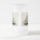 Tasse de bière givrée par bateau grand (Centre)