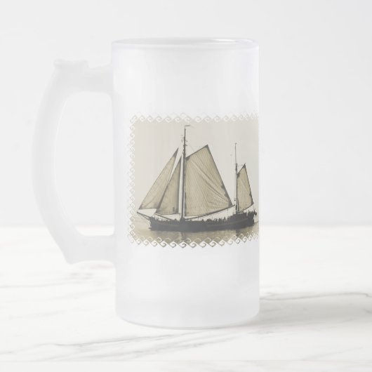 Tasse de bière givrée par bateau grand (Gauche)