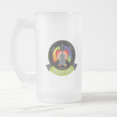 Tasse de bière givrée par café Sully (Gauche)
