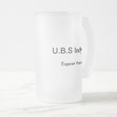 Tasse de bière givrée par Indycent d'U.B.S (Devant droit)