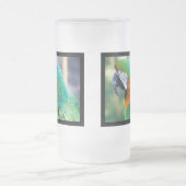 Tasse de bière givrée par perroquet coloré (Centre)