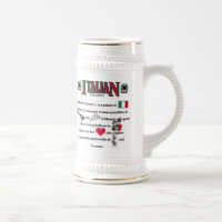 Tasse de bière italienne