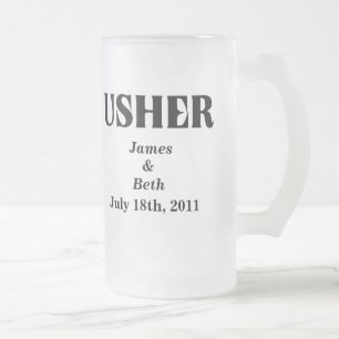 Tasse de bière l'épousant faite sur commande