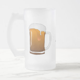 Tasse de bière personnalisable givrée