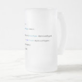 Tasse de bière pointue de programmeurs de C (Devant droit)