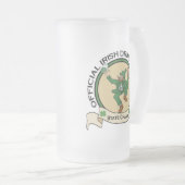 Tasse de bière potable irlandaise d'équipe (Devant droit)