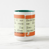 Tasse de billet de train (Centre)