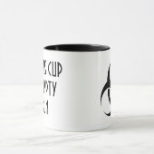 Tasse de Biohazard avec le texte (Centre)
