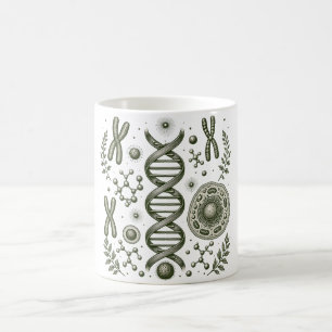Tasse de biologie vintage   Cadeau ADN & Science